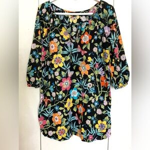 J crew Tropical Printed beach tunic/Size S